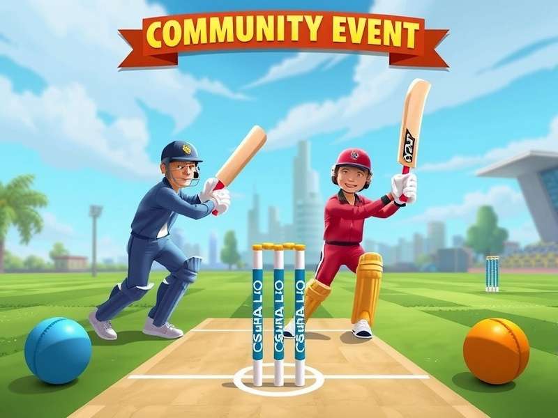 Crossy Cricket Crazy gameplay screenshot